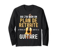 Plan de Retraite Guitare Homme Ou Femme Retraite Musique Manche Longue