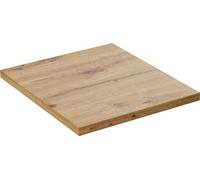 Plan De Toilette 40 Cm Chêne Artisan Pour Lavabo À Poser Mdf