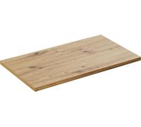 Plan De Toilette 80 Cm Chêne Artisan Pour Lavabo À Poser Mdf
