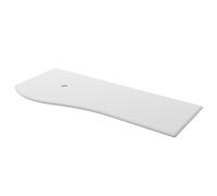 Plan de toilette arrondi droit en Solid Surface- MAM - SALGAR - 83880
