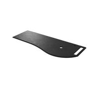 Plan de toilette MAM 1290 gauche porte-serviettes ARDOISE noirE 1290x12x510mm - SALGAR 96761