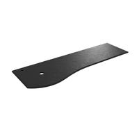 Plan de toilette MAM 1500 coquette à droite ARDOISE noirE 1510x12x510mm - SALGAR 96747