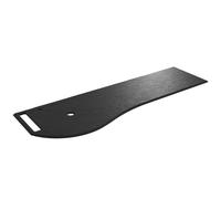 Plan de toilette MAM 1590 droite porte-serviette ARDOISE noirE 1590x12x510mm - SALGAR 96758