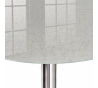 Plan de Travail ø 80 cm | Imprimé Décoratif | Résistant aux Rayures | Harmonie végétale | Plusieurs Tailles | Verre Trempé | pour Table à Manger, Table Basse et Bureau | Bords Polis