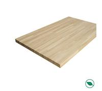 Plan de travail Chêne massif lamellé collé abouté 3000 x 650 x 38 mm - FSC100% FORESTEA Dimensions : 3000 mm x 650 mm x 38 mm