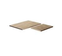 Vicco Plan de Travail Cuisine R-Line, Chêne de Force doré, 114cm (Convient pour Armoire d'angle 87x87), adapté au Montage sur des Meubles Bas et des Plans de Travail