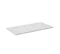 Vicco Plan de Travail Cuisine R-Line, Marbre Blanc, 120 cm