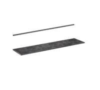 Vicco Plan de Travail Cuisine R-Line, Anthracite, 240cm | adapté au montage sur des meubles bas et des plans de travail