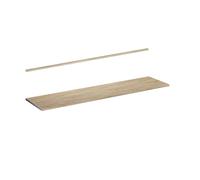 Plan de travail cuisine R-Line, 240cm, Chêne de force doré/Chêne de force doré, Vicco 42080
