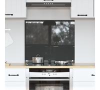 Plan de travail de cuisine vidaXL Gris foncé 70x60x0,6 cm en verre trempé