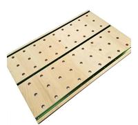 Plan de travail de menuisier 915 x 610 mm avec trous de 20 mm et rails en T en contreplaqué pour l'atelier, accessoires de menuiserie, éléments de montage | Woodfan