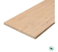 Plan de travail hêtre massif lamellé collé 2000 x 800 x 26 mm - FSC MIXTE 70% FORESTEA Dimensions : 2000 mm x 800 mm x 26 mm