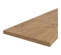 Plan de travail LANCELOT - Décor chêne - L 180 x P 60 x H 3 cm Bois