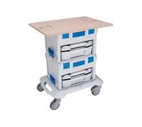 Plan de travail mobile pour mallettes à outils et LS-BOXX, Dimensions : 500 x 700 x 18 mm, Poids 4500 g