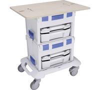 Plan de travail mobile Sortimo L-BOXX 100.001.0163 #####Holz geölt (L x l x H)