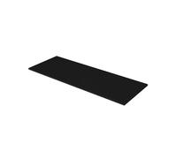 Plan de travail Nicole pour salle de bain 120 cm - Noir mat | MDF avec chant ABS | 120 x 45,5 cm
