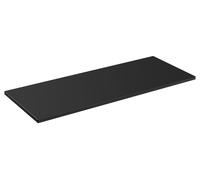 Plan De Travail Noir Pour Salle De Bain 120 Cm Sous Lavabo, Moderne, Mat