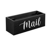 Plan de travail pour organiseur de courrier - Porte poste | Boîte Pòrta | Boîte de rangement en bois pour lettres et documents