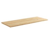 Plan De Travail Pour Salle De Bain 120 Cm Chêne Huilé – Mdf D'une Épaisseur De 2,5 Cm