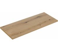 Plan De Travail Pour Salle De Bain 120 Cm En Chêne Pour Lavabo À Poser Sur Meuble