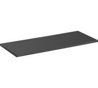 Plan De Travail Pour Salle De Bain 120 Cm Gris Mat Mdf Moderne, Durable, Résistant