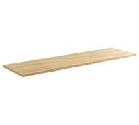 Plan De Travail Pour Salle De Bain 160 Cm Chêne Huilé – Élégant Panneau Mdf Pour Lavabo