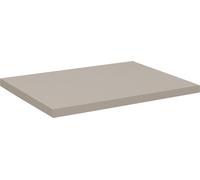 Plan De Travail Pour Salle De Bain 50 Cm En Mdf Cachemire Mat – Idéal Pour Un Lavabo À Poser