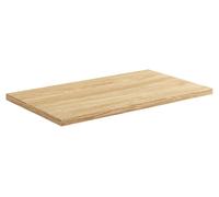 Plan De Travail Pour Salle De Bain 70 Cm Chêne Huilé – Plan De Travail Moderne En Mdf Pour Lavabo À Poser