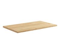 Plan De Travail Pour Salle De Bain 90 Cm Chêne Huilé – Plan De Travail Moderne En Mdf