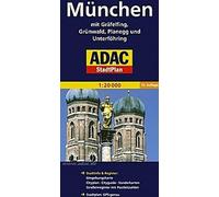 Plan de ville ADAC Munich 1 : 20 000