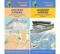 Plan de ville - Athènes, carte culturelle | Anavasi
