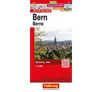 Plan de ville - Berne | Hallwag - 3 in 1 City maps