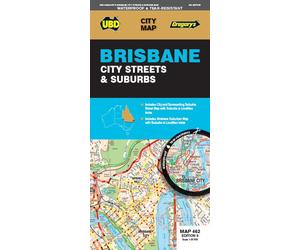 Plan de ville - Brisbane City Streets & Suburbs, n° 462 | UBD Gregory's