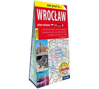 Plan de ville en papier de Wroclaw 1:22 500
