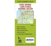 Plan de ville - Fort Myers, Cape Coral, Sanibal Island (Floride) | GM Johnson