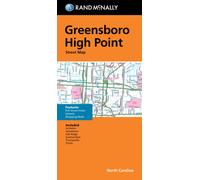Plan de ville - Greensboro et High Point (Caroline du Nord) | Rand McNally