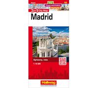 Plan de ville - Madrid | Hallwag - 3 in 1 City maps
