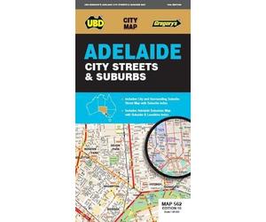 Plan de ville n° 562 - Adelaide City Streets & Suburbs | UBD Gregory's