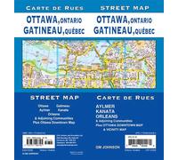 Plan de ville - Ottawa (Ontario), Gatineau (Québec) | GM Johnson