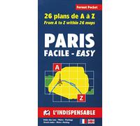 R10 Paris facile - 26 plans de A à Z TR10 - Collectif - Indispensable - relié - Atlas / carte