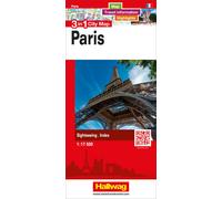 Plan de ville - Paris | Hallwag - 3 in 1 City maps