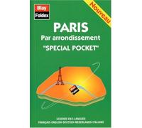 Plan de ville : Paris, par arrondissement (spécial pocket et avec un index)