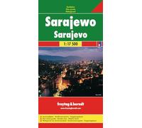 Freytag & Berndt – Plan détaillé – Sarajevo – 1/17 500