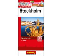 Plan de ville - Stockholm | Hallwag - 3 in 1 City maps