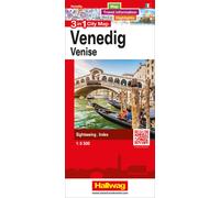 Plan de ville - Venise | Hallwag - 3 in 1 City maps