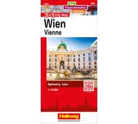 Plan de ville - Vienne | Hallwag - 3 in 1 City maps