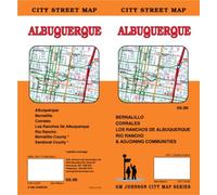 Plan des rues - Albuquerque (Nouveau Mexique) | GM Johnson
