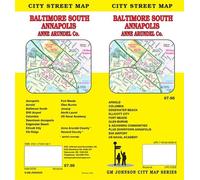 Plan des rues - Annapolis, Baltimore sud, Anne Arundel comté (Maryland) | GM Johnson
