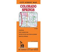 Plan des rues - Colorado Springs (Colorado) | GM Johnson