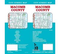 Plan des rues - Comté de Macomb (Michigan) | GM Johnson